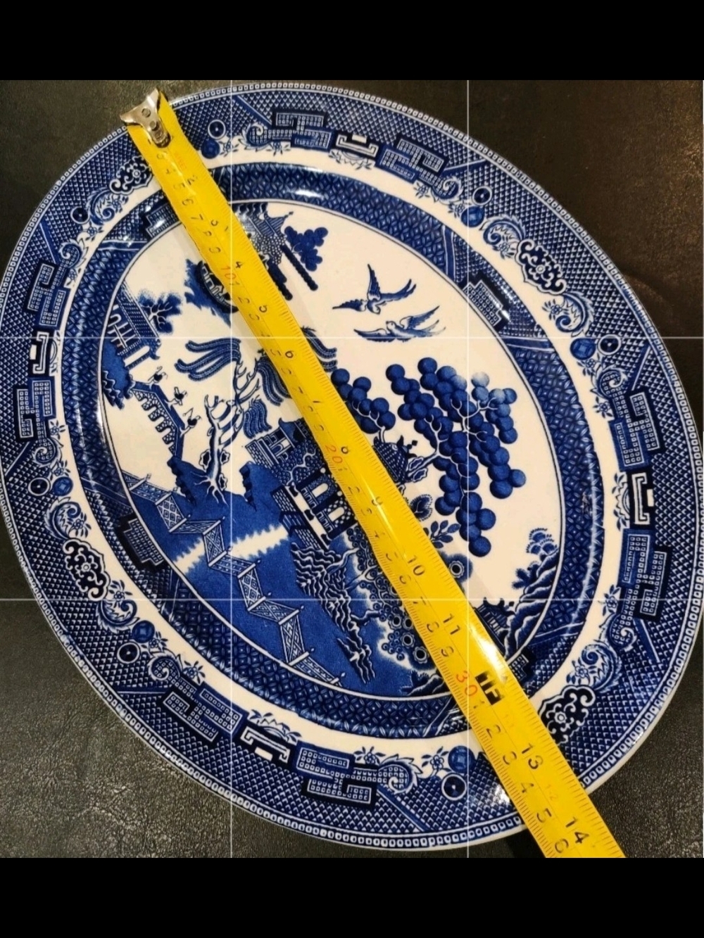 Johnson Brothers Blue Willow Oval Serving Plate...New